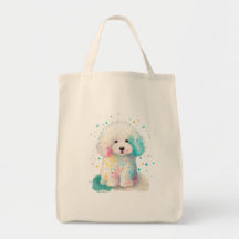 Precioso Snowy Poodle