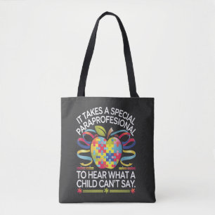 Bolsa Tote Precisa de um Autismo Paraprofissional especial