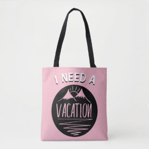BOLSA TOTE PRECISO DE UMA VACAÇÃO