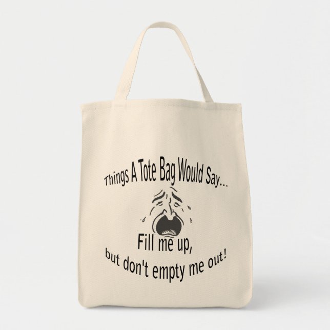 Bolsa Tote Preencha-Me Mas...Tote Bag (Frente)