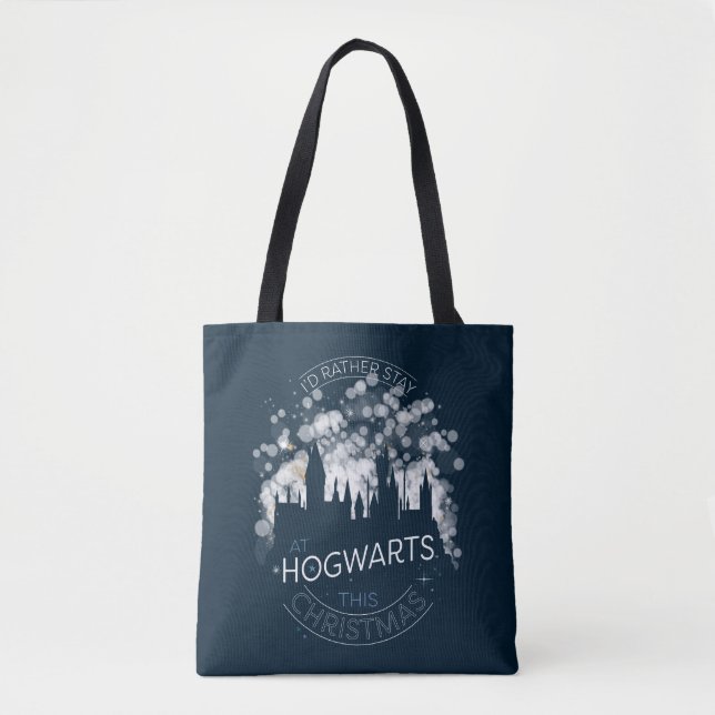 Bolsa Tote Preferencialmentes ficariam na arte HOGWARTS™ Magi (Frente)