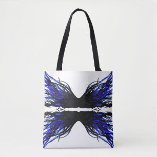 Bolsa Tote Preguiça Abstrato 7 Pecados Mortais Arte Tinta Álc