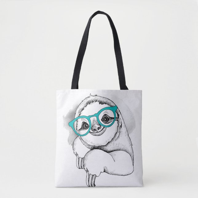 Bolsa Tote Preguiça do hipster (Frente)