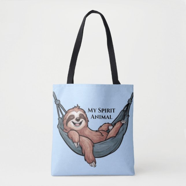 Bolsa Tote Preguiça Relaxando (Frente)