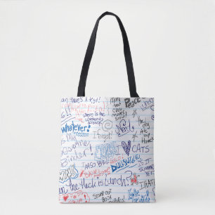 Bolsa Tote Prendido no doodle-ville