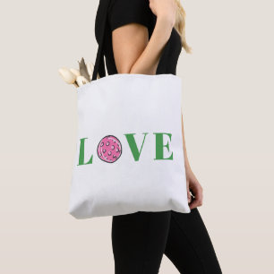 Bolsa Tote Preppy Pickleball Love