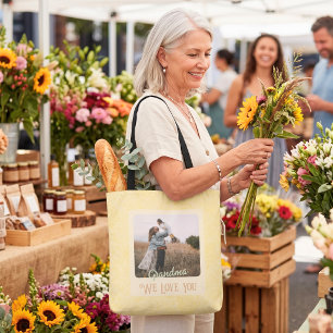 Bolsa Tote Presente Avós Texto Foto Personalizado Chic