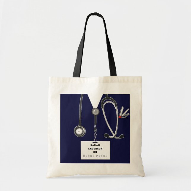 Bolsa Tote Presente Criativo para Enfermeira (Frente)