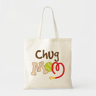 Bolsa Tote Presente da mamã da raça do cão do Chug