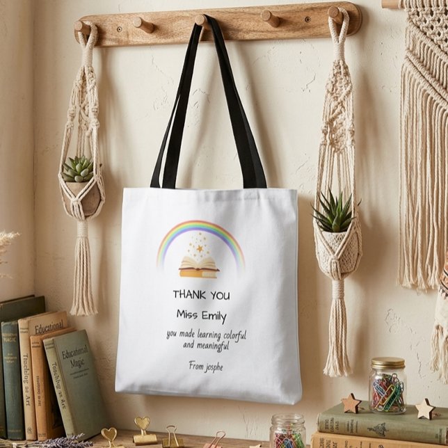 Bolsa Tote Presente de Agradecimento para Professores Amor Vi (Criador carregado)