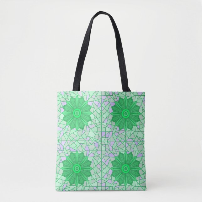 Bolsa Tote presente de amante verde (Frente)