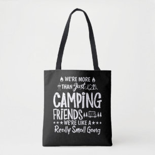 Bolsa Tote Presente de Amigos Divertidos de Acampamento Peque