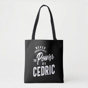Bolsa Tote Presente de aniversário do nome personalizado Ced