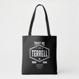 Bolsa Tote Presente de aniversário do Terrell Personalizado