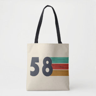 Bolsa Tote Presente de Aniversário Vintage 1958