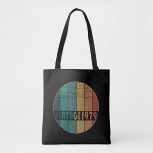 Bolsa Tote Presente de Aniversário Vintage 1979