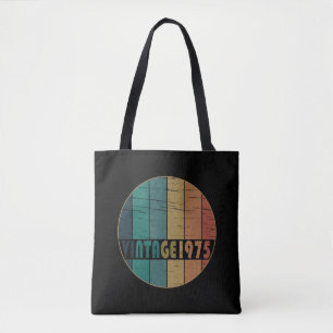 Bolsa Tote Presente de aniversário vintage nascido em 1975