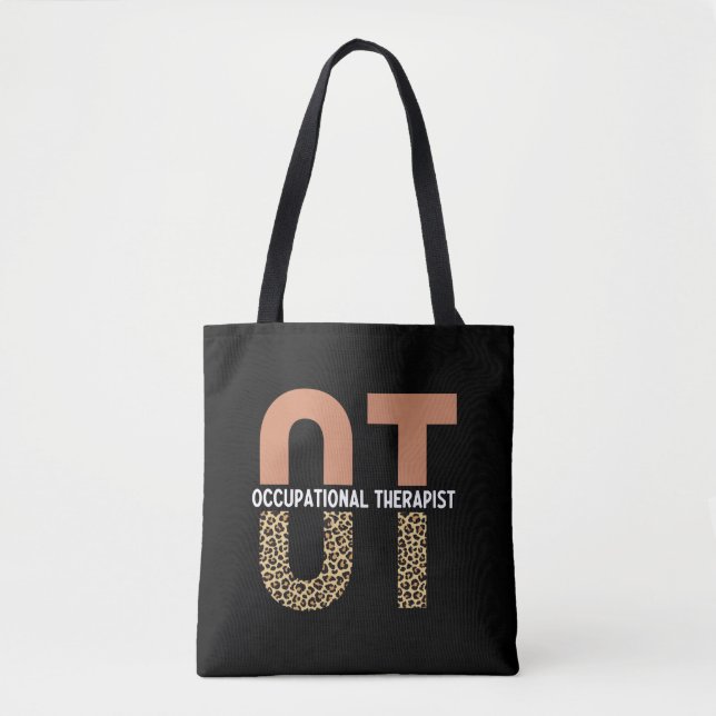 Bolsa Tote Presente de Apreciação OT Terapista Ocupacional (Frente)