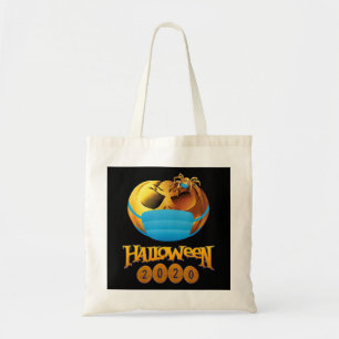 Bolsa Tote Presente de aranha Máscara De Abóbora E Aranha D