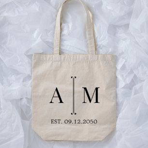 Bolsa Tote Presente de Boas-vindas de Casamento Simples Minim
