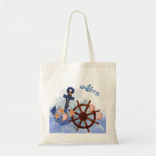 Bolsa Tote Presente de Bridesmaid de Casamento de Praia Náuti