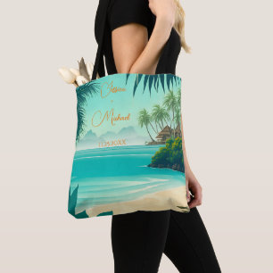Bolsa Tote Presente de casamento de recém-casados de destino 