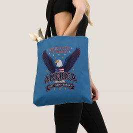 Bolsa Tote Presente de Celebração Patriótica 1776 2026 EUA
