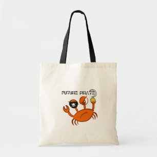 Bolsa Tote Presente de Chá personalizado do Caranguejo Cute P