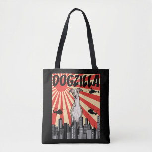 Bolsa Tote Presente de chicote chicote dogzilla engraçado j