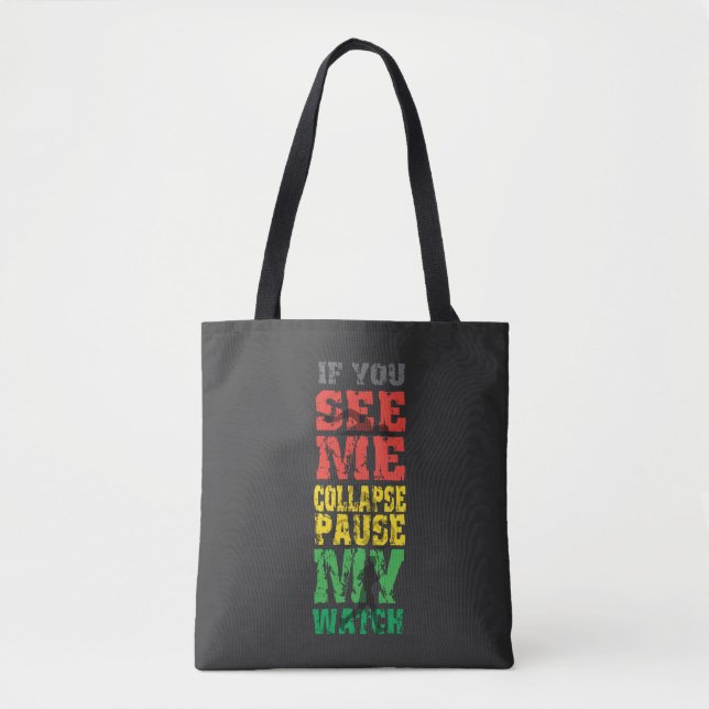 Bolsa Tote Presente de ciclismo em execução (Frente)