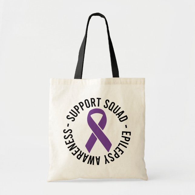 Bolsa Tote Presente de Conscientização da Equipe de Apoio à E (Frente)