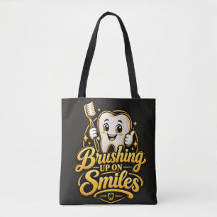 Bolsa Tote Presente de Dentista Fofo Sorrisos