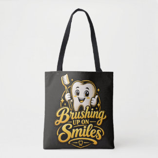 Bolsa Tote Presente de Dentista Fofo Sorrisos