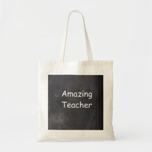 Bolsa Tote Presente de Design de Quadro Negro de Professor In