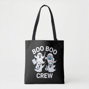 Bolsa Tote Presente de Enfermeira de Halloween Equipe Boo Boo