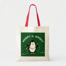 Presente de época natalícia do Natal do pinguim do