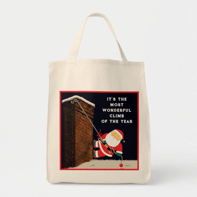 Bolsa Tote Presente de Feriado de Natal (Frente)