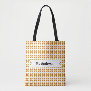 Bolsa Tote Presente de Fim de Ano para Professores Flores Col