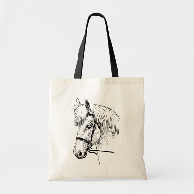 Bolsa Tote Presente de Garota Equestre Fazenda Rodeo (Frente)