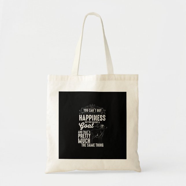 Bolsa Tote Presente de Gato de Cabra Lover para Mulheres (Frente)