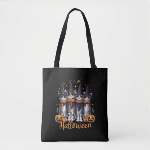 Bolsa Tote Presente de Gatos Incríveis do Halloween para Filh