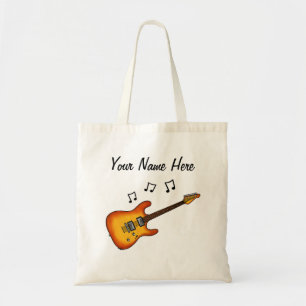 Bolsa Tote Presente de Guitarra Personalizada para Tote Bag G