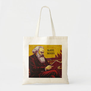 Bolsa Tote Presente de Karl Marx (Fundador do Marxismo)