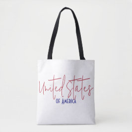 Bolsa Tote Presente de Lembrança de Viagem dos Estados Unidos