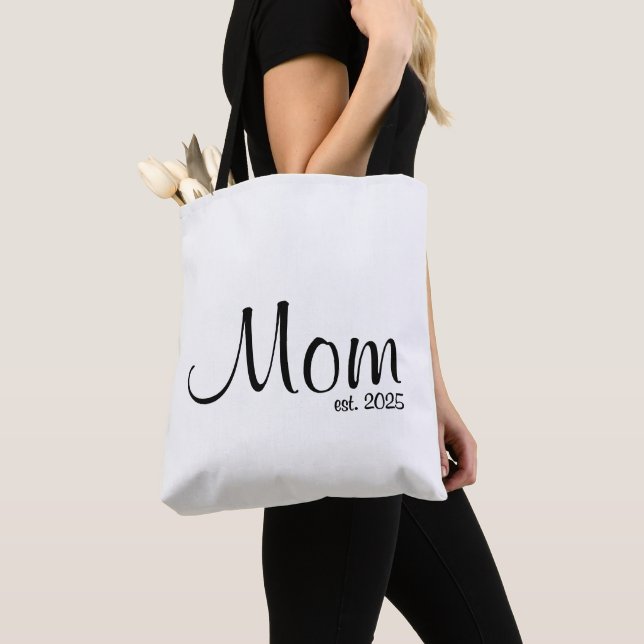Bolsa Tote Presente de Mãe Estabelecida (Close Up)