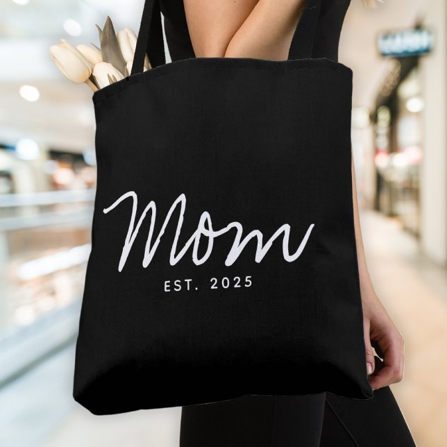 Bolsa Tote Presente de Mãe Estabelecida Nova Mãe (Criador carregado)