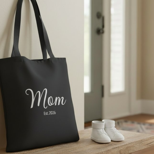 Bolsa Tote Presente de Mãe Estabelecida Nova Mãe (Criador carregado)