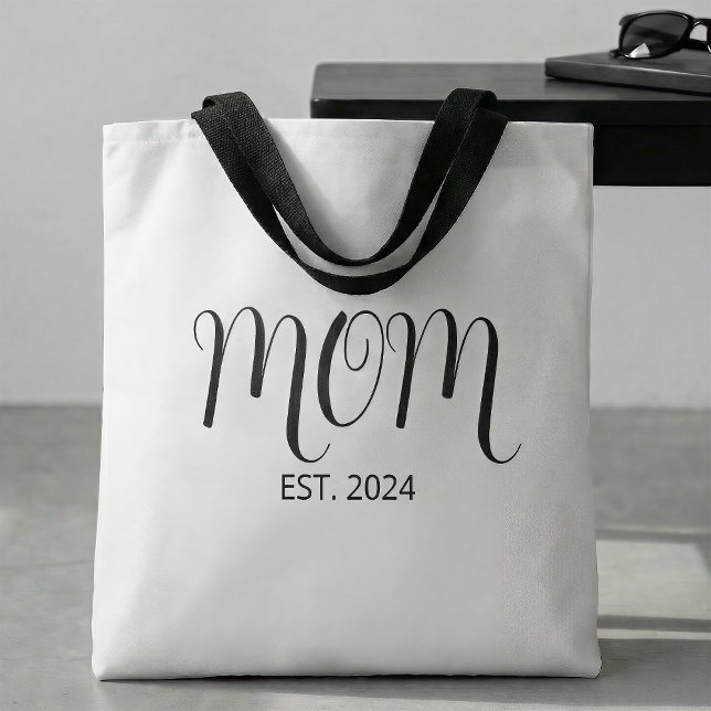 Bolsa Tote Presente de Mãe Estabelecida Nova Mãe (Criador carregado)