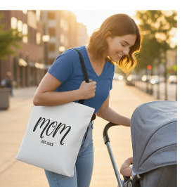 Bolsa Tote Presente de Mãe Estabelecida Nova Mãe