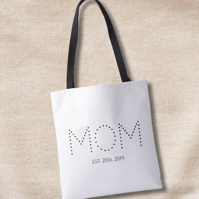 Bolsa Tote Presente de Mãe Estabelecida Nova Mãe (Criador carregado)